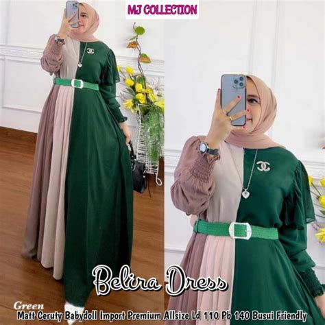 Jual BELIRA Dress Ori By MJ Collection Ori Solo Shopee Indonesia