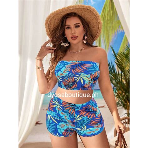 Dyosa Boutique Ph Alona Plus Size Bikini Swimsuit Shopee Philippines
