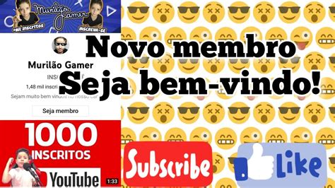 2022 DIVULGAÇÃO DE CANAL MEMBRO COMO SER MEMBRO DO CANAL DAR VALEU