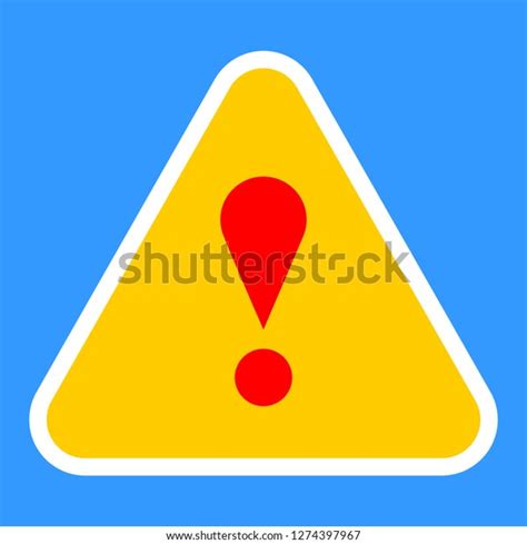 Exclamation Mark Icon Warning Sign Attention Stock Vector Royalty Free 1274397967 Shutterstock