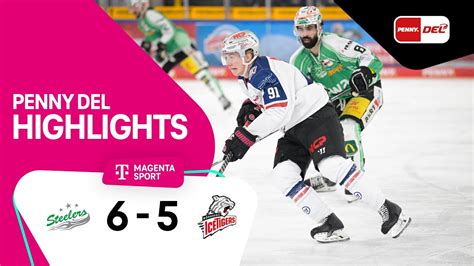 Bietigheim Steelers N Rnberg Ice Tigers Highlights Penny Del