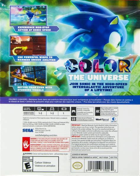 Sonic Colors Ultimate Box Shot For Xbox Series X Gamefaqs