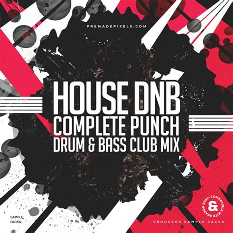 House Drum Bass Album Cover Photoshop Psd