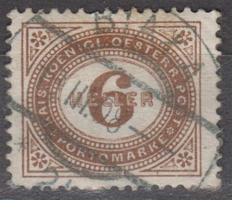 Austria Scott J27 1899 Used Europe Austria Postage Due Stamp