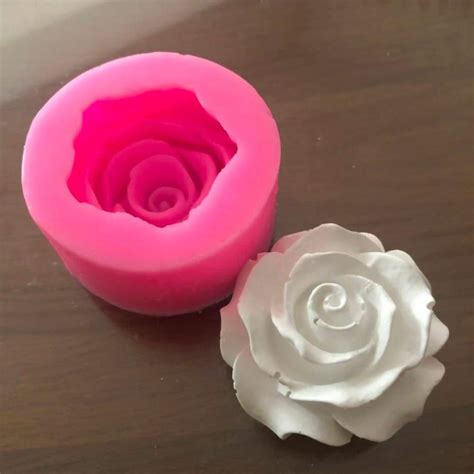 Vedini D Rose Flower Silicone Fondant Cake Mold Jindeal Inc