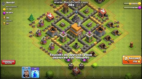 Clash Of Clan Attaque Pour Ma Nouvelle Troupe Les Sorciers 1 Youtube