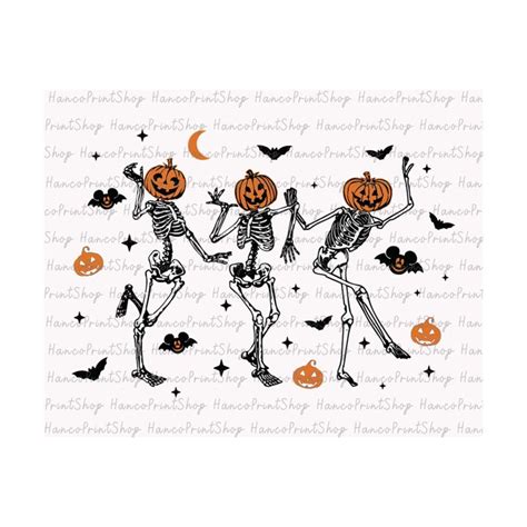 Dancing Skeletons Halloween SVG Halloween Svg Spooky Svg Inspire