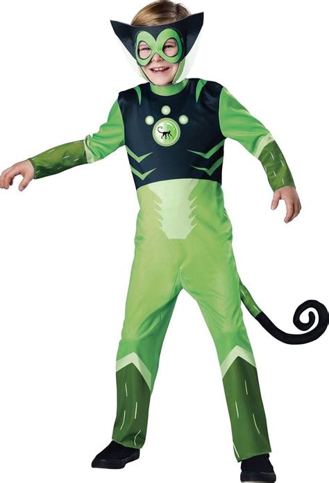 Wild Kratts Child Costume Green Chris Kratt Spider Monkey Size 4 - Walmart.com