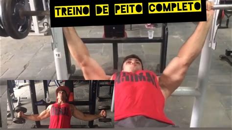 Treino De Peito Completo Youtube