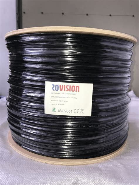 Cablu CAT5 FTP Cu Sufa CUPRU SOLID 305m Rovision Ro