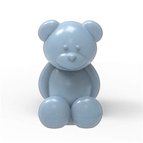 Forma De Silicone Urso Vela Ursinho