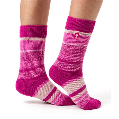 Heat Holders Original Pink Thermal Socks Health And Care