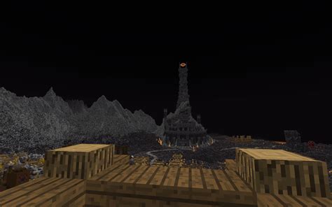 I Built The Eye Of Sauron Barad Dûr From Lotr Rminecraft