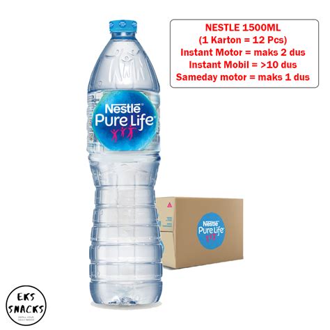 Jual Nestle Pure Life Air Mineral Ml Liter Dus Isi Pcs