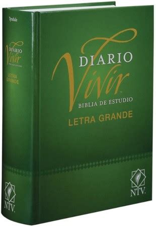 Biblia De Estudio Del Diario Vivir Ntv Letra Grande Enc Dura Ntv