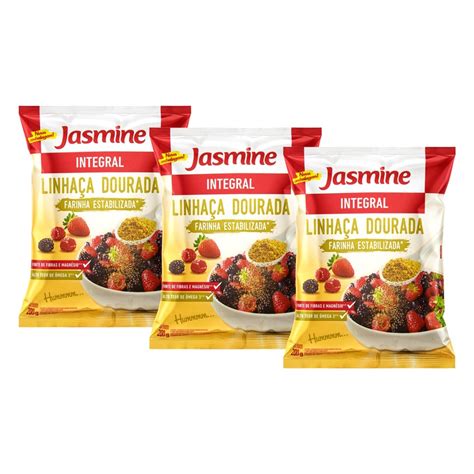 Kit Farinha Linha A Dourada Integral Jasmine G No Shoptime