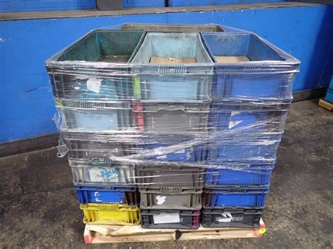 Used Plastic Totes Hgr Industrial Surplus