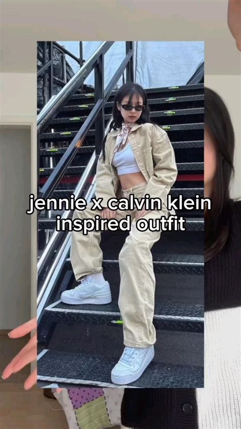 Jennie × Calvin Klein inspired outfit