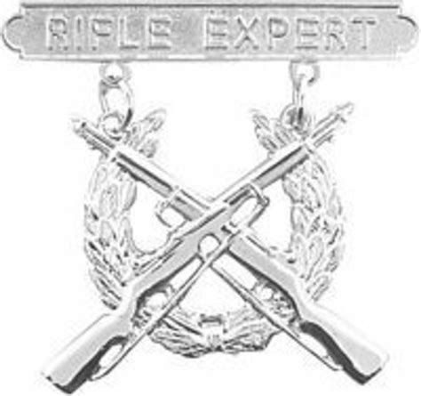 Us Marine Corps Rifle Expert Qualification Badge Official Size Liberty Victory