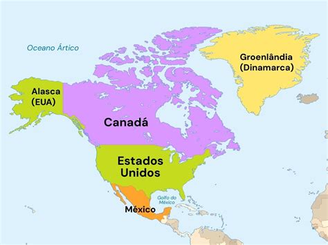 Paises America Norte