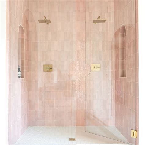 Cloe 2 5 X 8 Ceramic Tile In Pink Bathroom Inspiration Bathroom