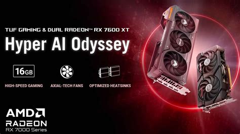 Radeon RX 7600 XT Asus Annonce Ses Versions TUF Gaming Et Dual GinjFo