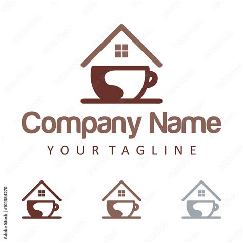 Coffee Logo - Cafe Coffee, Home Coffee Design Logo Vector Stock Vector ...