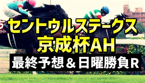 【セントウルステークス2022】最終予想＆日曜勝負レースbestbuy【京成杯オータムハンデ2022】｜競馬ブログ K Ba Life