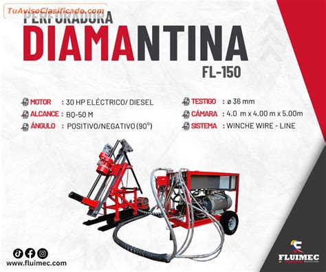 Perforadora Diamantina Fl Equipo Para Interior Mina Y Superfic