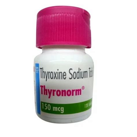 Thyroxine Sodium Tablet Mcg At Rs Bottle Thyronorm Tablet In