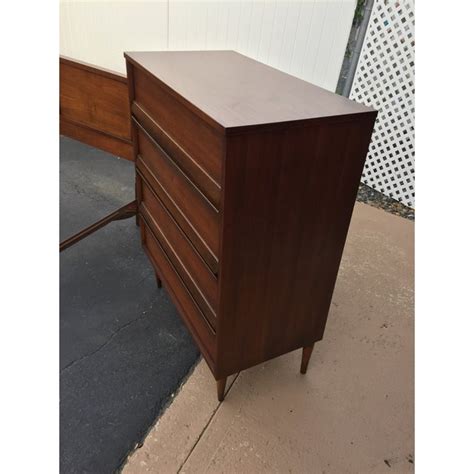 Mid Century Bassett Tavern Walnut Dresser Chairish