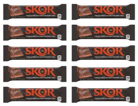 Skor Hershey Butter Toffee Bars 10pk 39g Imported From Canada