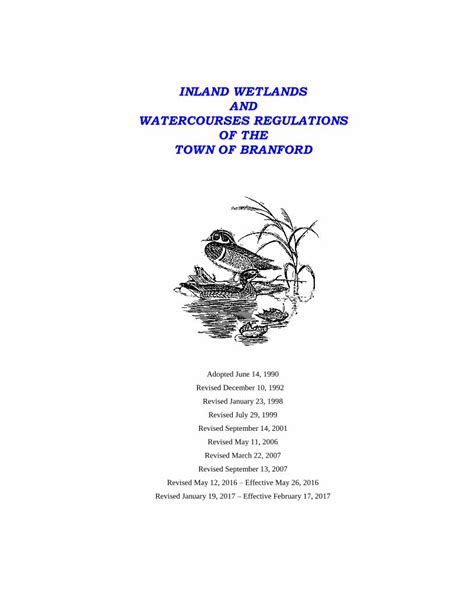 Pdf Inland Wetlands And Watercourses Wetlands And Watercourses