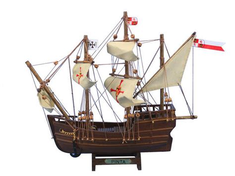 Buy Wooden Pinta Model Ship 12in - Model Ships