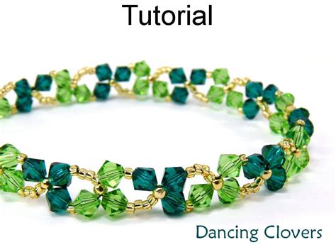 Dancing Clovers Pdf Beading Tutorial This Detailed Beading Pattern