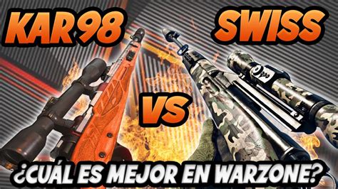 Kar 98k Vs Swiss En Warzone ¿cuÁl Es Mejor DespuÉs De La ActualizaciÓn Youtube