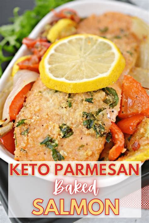 Keto Parmesan Crusted Baked Salmon