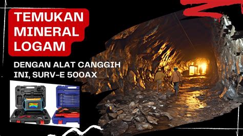 Alat Deteksi Mineral Logam Emas Nikel Dll Bawah Tanah Geolistrik