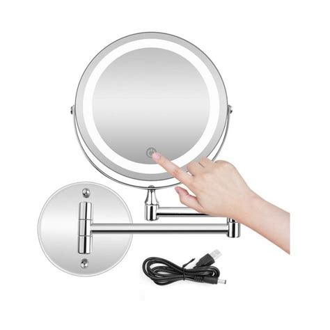 Battery Operated Wall Mounted Lighted Makeup Mirror Property Real