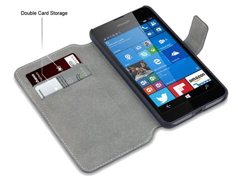 Covert Ultralim Book Case Microsoft Lumia 650 Hoesje