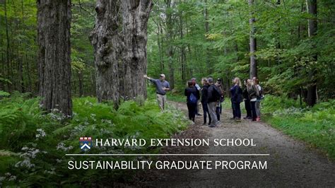 Sustainability Graduate Program At Harvard Extension School Youtube