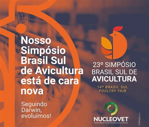 Simpósio Brasil Sul de Avicultura SBSA ocorrerá de 4 a 6 de abril