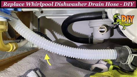 Replace Whirlpool Dishwasher Drain Hose Diy Youtube