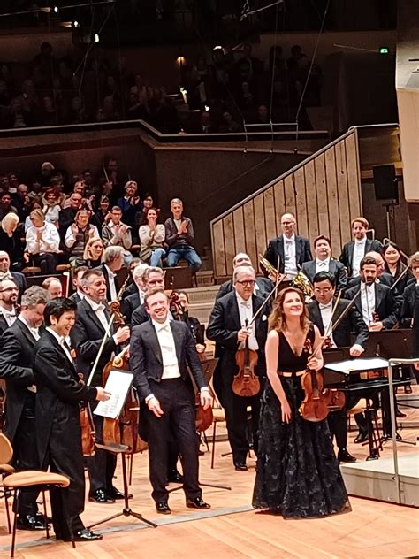 Vor Dem Europakonzert In Der Philharmonie Lisa Batiashvili Und Daniel