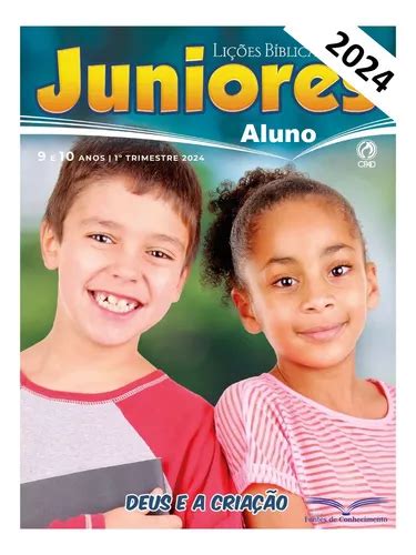 Revista Ebd Juniores Aluno 1º Trimestre 2024 Cpad MercadoLivre