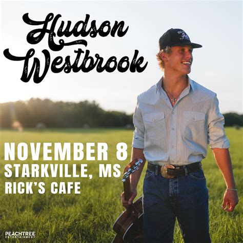 Here is exactly what to expect at the upcoming hudson westbrook concert