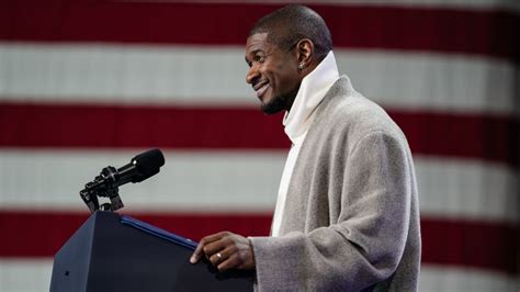 Usher Joins Kamala Harris At Atlanta Rally Def Pen