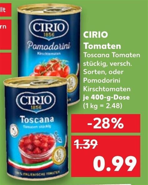 Cirio Tomaten Tilbud Hos Kaufland