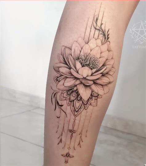 Aggregate 67 Lotus Flower Tattoo On Thigh In Cdgdbentre