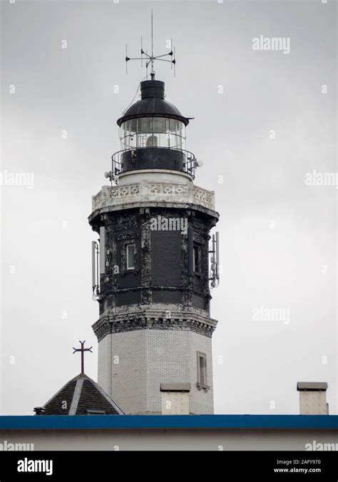 A Lighthouse In Calais France Stock Photo Alamy